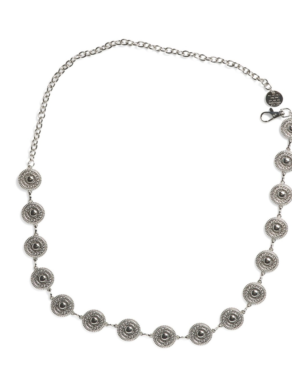 HAUTE HIPPIE STYLE
openwork medallions chain belt